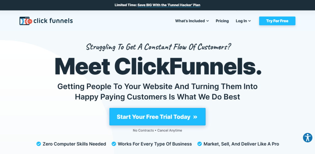 Groovefunnels Vs Clickfunnels: Clickfunnels Feature