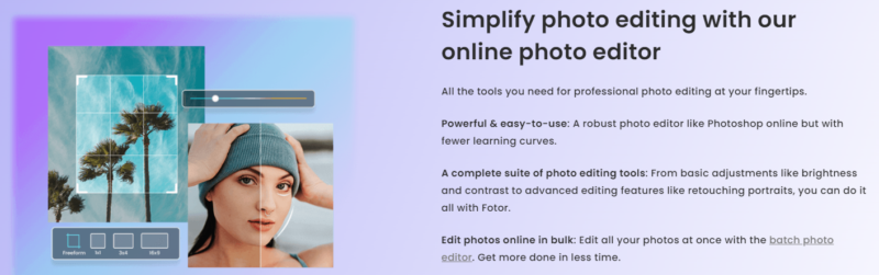 Fotor Review: Feature