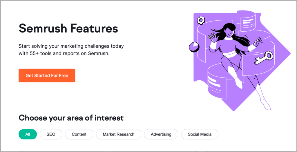 SEMRush Review: Feature