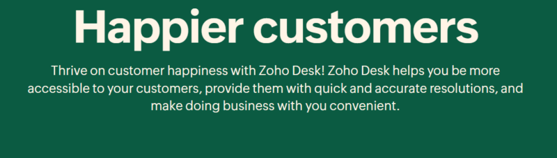 Zoho Desk Review: Features