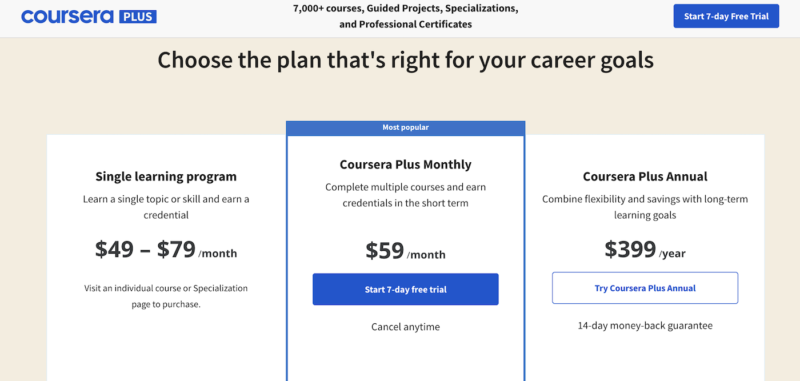 Coursera Review: FeaturePricing