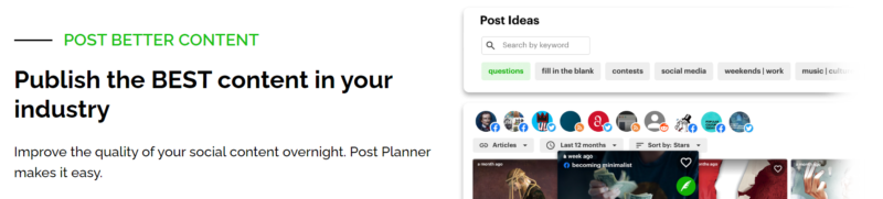 Post Planner Review: Feature